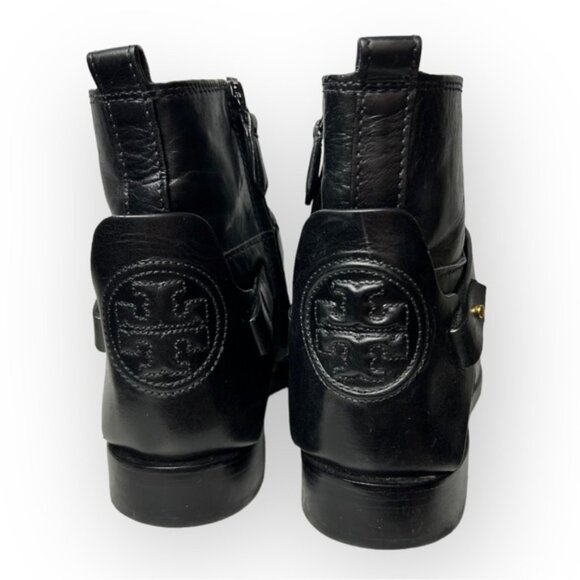 Tory Burch Colton Leather Bootie in Perfect Black 9 - Picture 6 of 13
